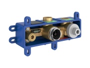 Ravak ES 065.20GB.O2.RB07D.+S Podomítková baterie 2-cestná bez tělesa, se sprchovým setem, Graphite Brushed