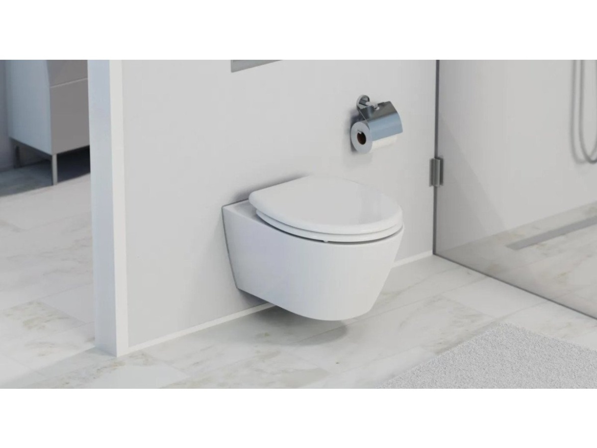 WC sedátka, záchodová prkna Schütte EASY CLIP bílé | Duroplast, Soft Close