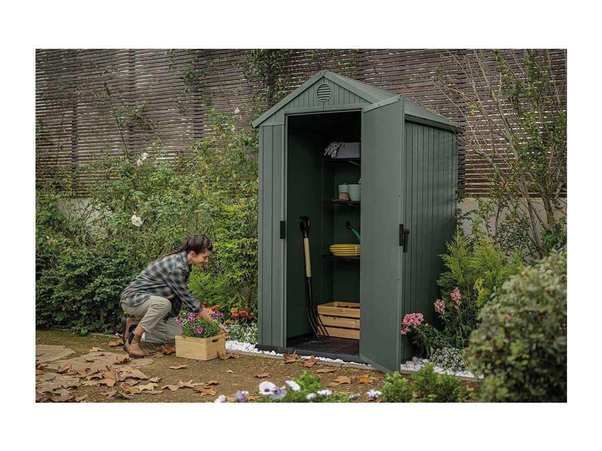 Keter Zahradní domek  Darwin 4 x 4 zelený, s podlahou