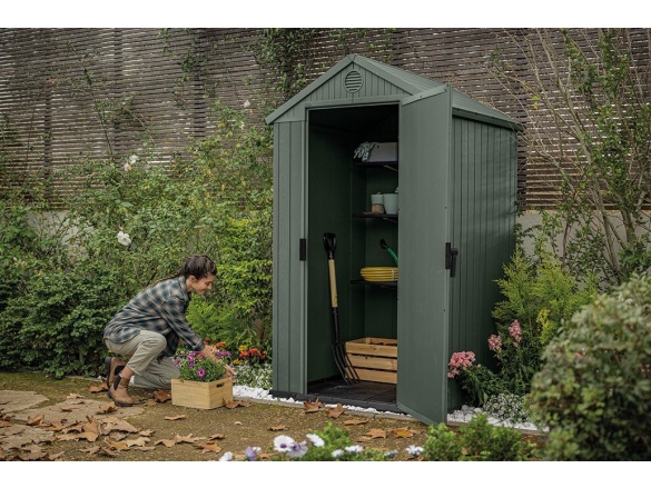 Keter Zahradní domek  Darwin 4 x 4 zelený, s podlahou