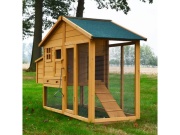 Kurník Scobax Dřevěný kurník BERLIN XXL, 1900x670x1170 mm