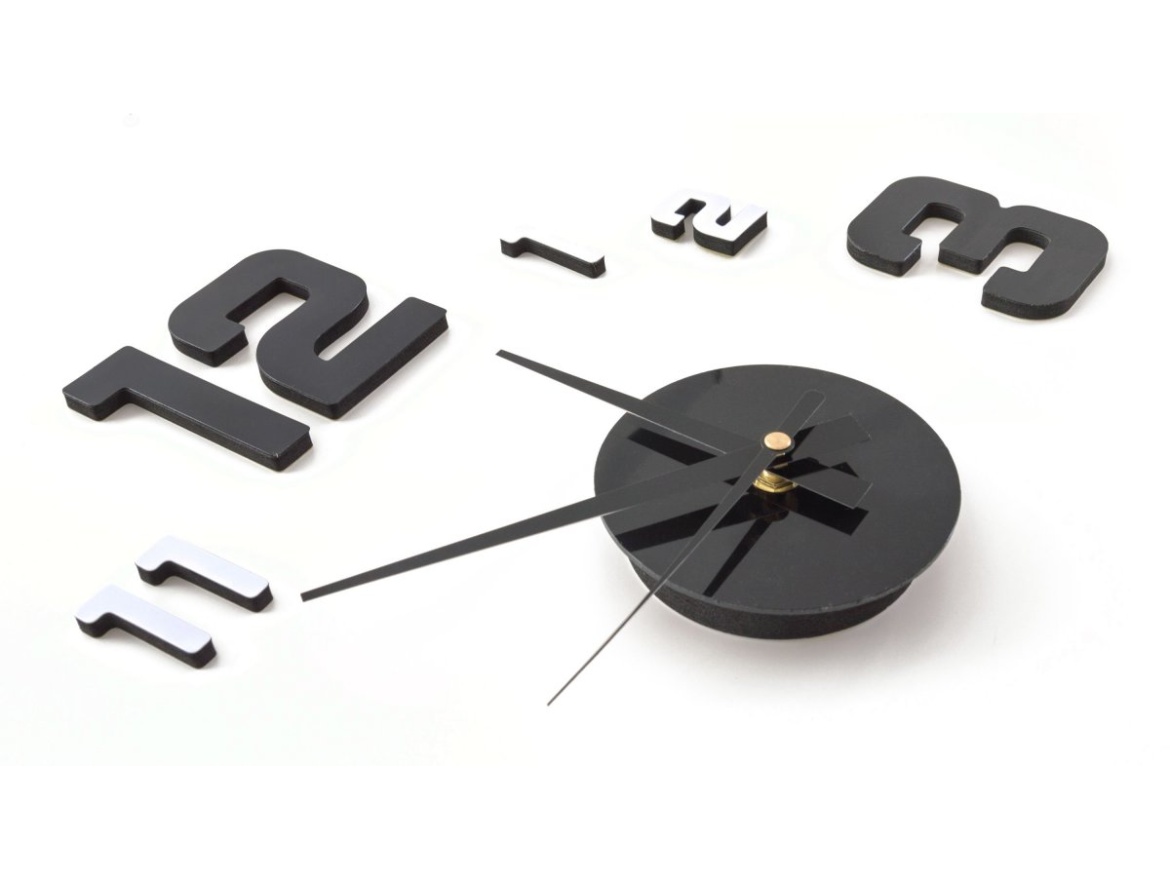 G21 Samolepící hodiny  Metallic Style