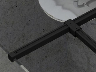 Příslušenství –  Ravak W SET Uni T spoj, lesk