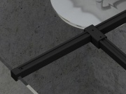 Ravak W SET Uni T spoj, bílá matná