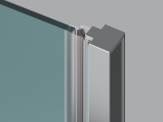 Ravak COSD1 80, černá+transparent