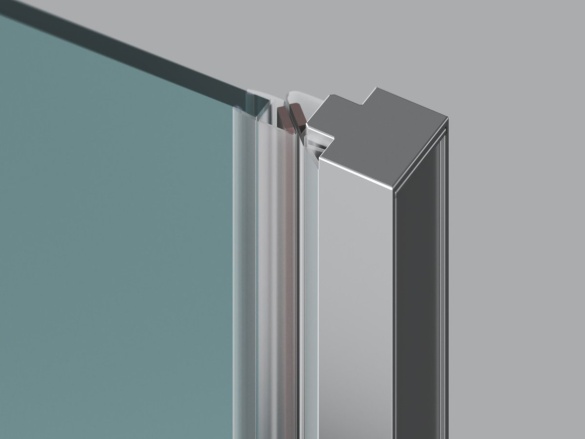 Ravak COSD1 90, lesk+transparent