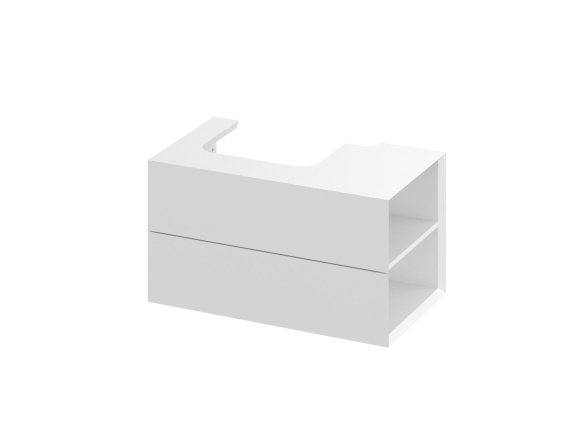 Ravak SD Lite 80 L skrinka pod umývadlo čierna matná