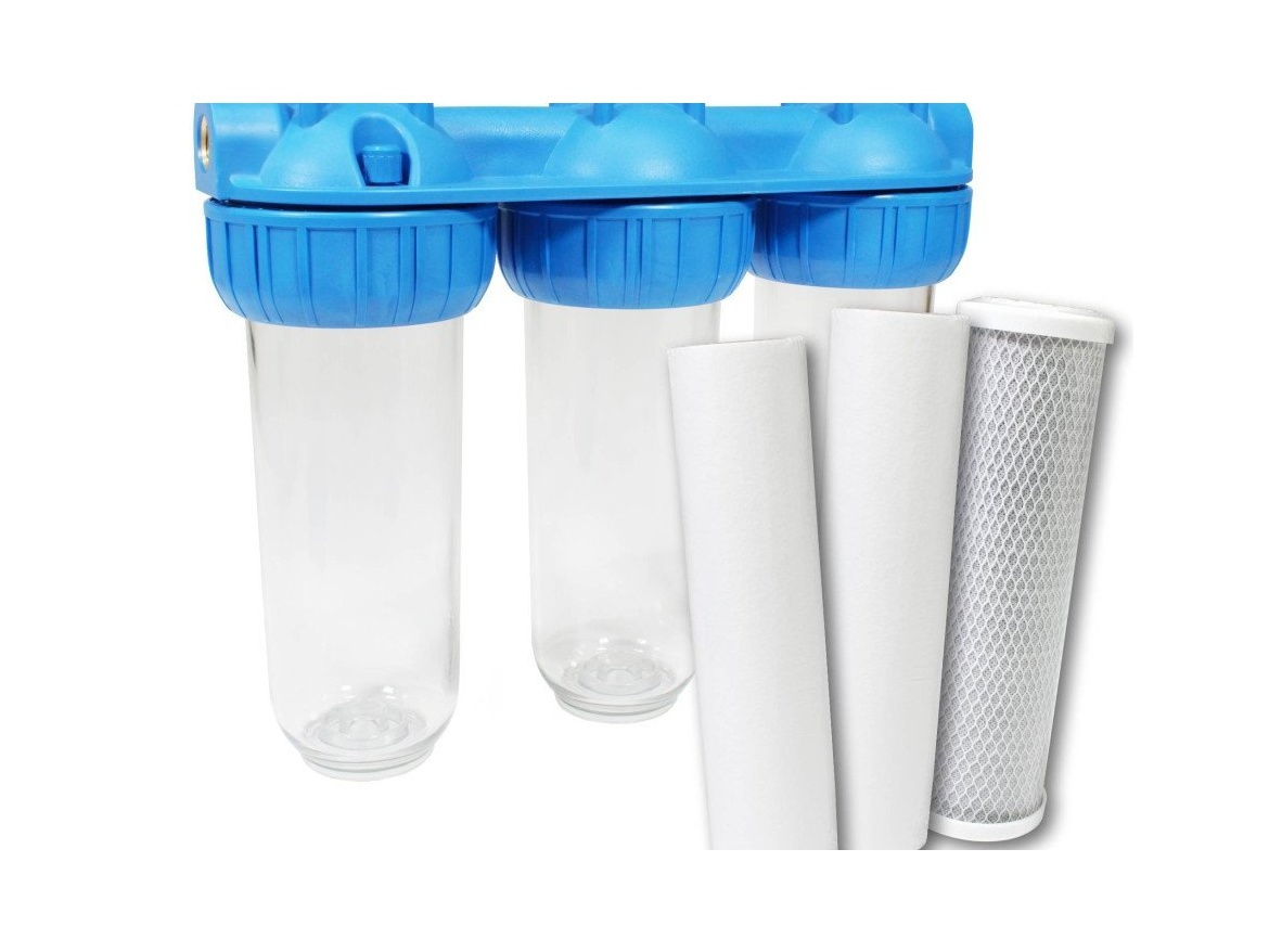 Filtrace pitné vody Donner set TRIO 3 stupňová filtrace (aktivní uhlík blok)