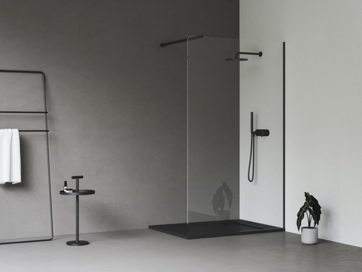 Ravak Walk-In Wall Set 100, bílá matná+transparent