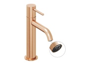 Ravak ES 012.61RGB Umyvadlová stojánková baterie BeCool 190 mm bez výpusti, Rose Gold Brushed