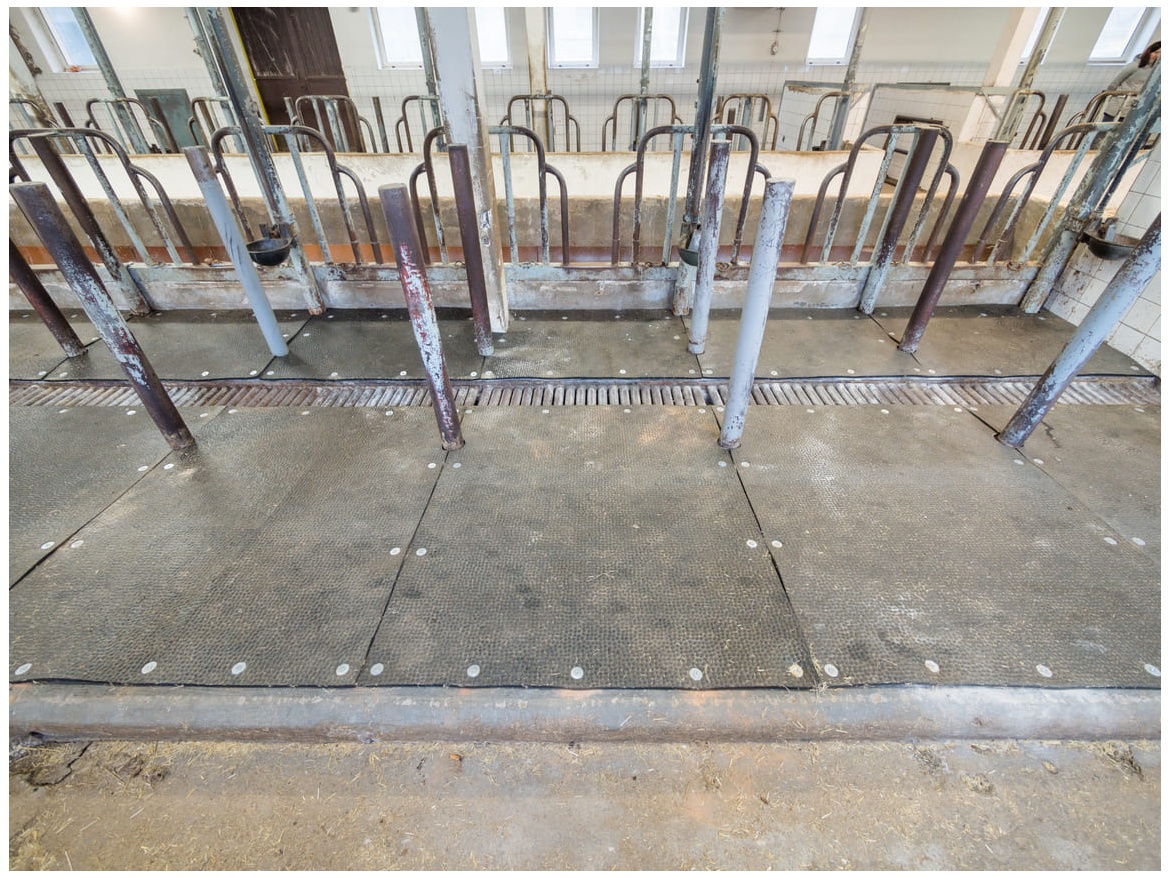 Gumová podlahovina s kladivkovým profilom KSK-BELT Hammer