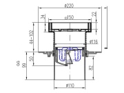 Vpusť Chuděj PVSU 110 (univerzální)