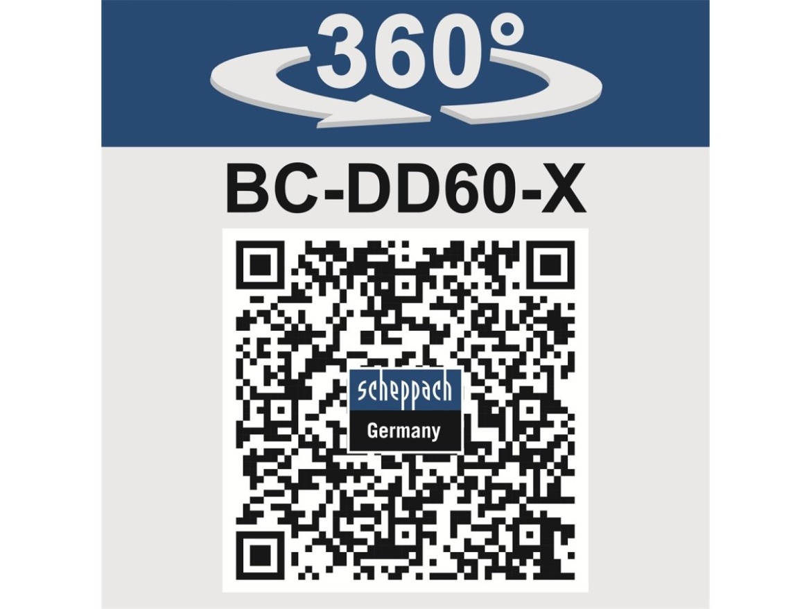 20 V-os IXES akkus fúró-csavarozó (akkumulátor és töltő nélkül) Scheppach BC-DD60-X