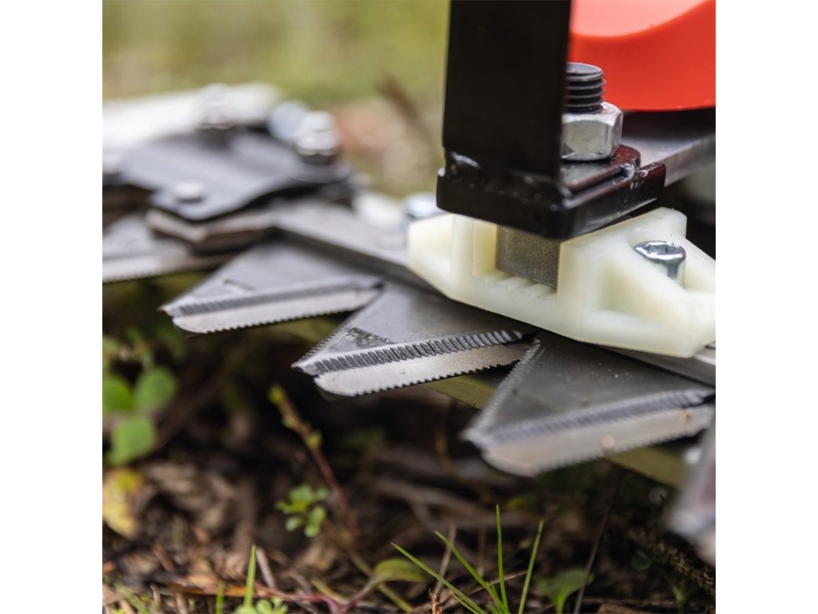 Lištová sekačka na vysokou trávu s pojezdem Scheppach BMS 196-88