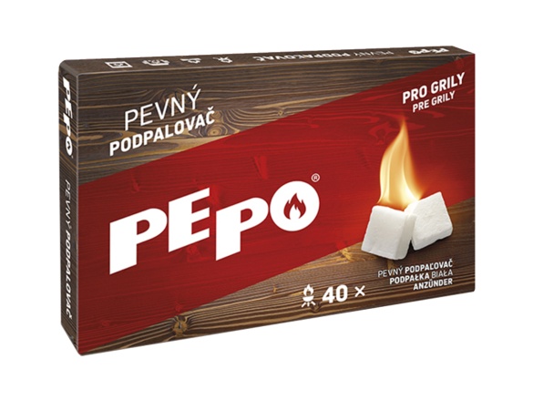 Pevný - krabička PE-PO podpalovač