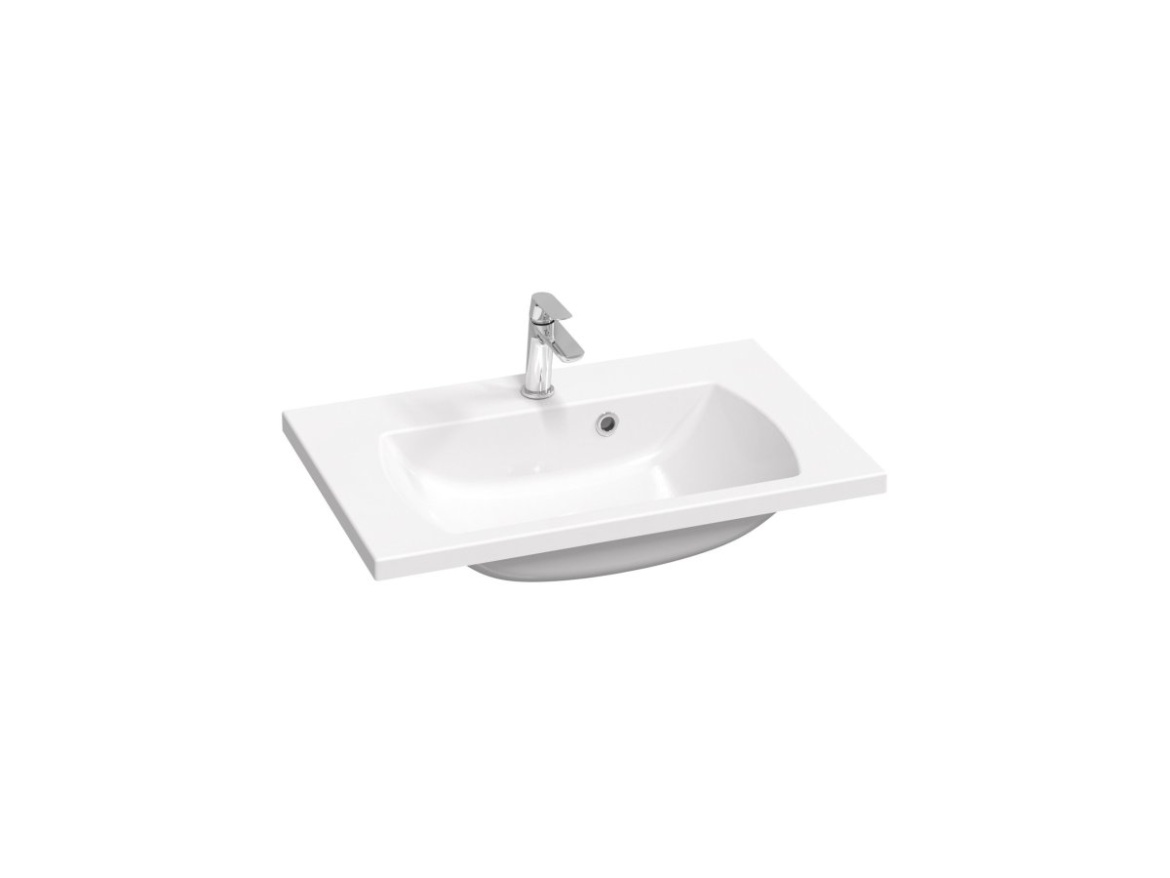 Ravak Umývadlo Classic II 80, s otvorom pre batériu, s prepadom