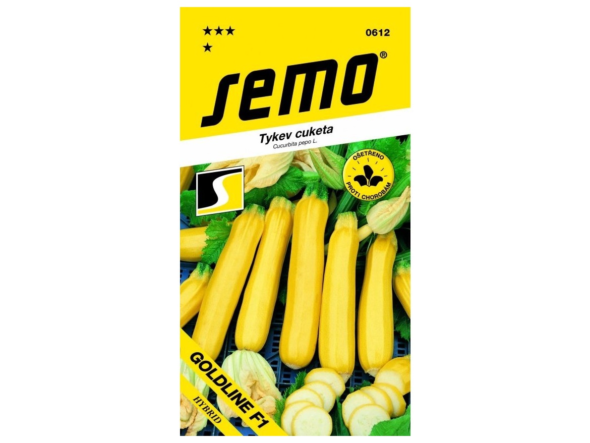 Semo Tykev cuketa - Goldline F1 (Goldena) žlutá 1,5g