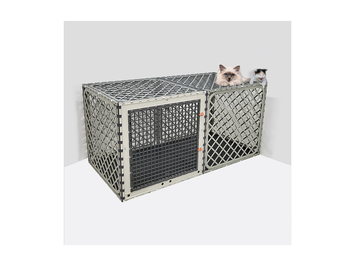 Scobax Ohrádka a klec Leganest 60 x 120 x 60 cm – Flexibilní a bezpečný prostor pro psy, kočky a králíky