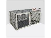 Scobax Ohrádka a klec Leganest 60 x 120 x 60 cm – Flexibilní a bezpečný prostor pro psy, kočky a králíky