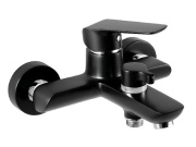 Novaservis Vanová baterie Nobless Tina 150 mm, černá/mat, nástěnná, bez příslušenství,  38020/1,5