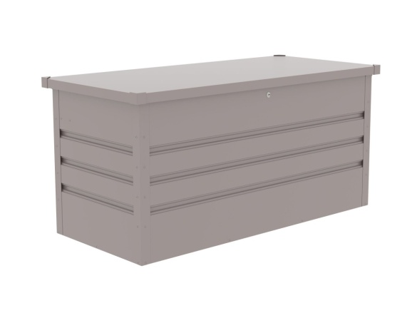 G21 Zahradní box  Denver 400 L, šedý plechový