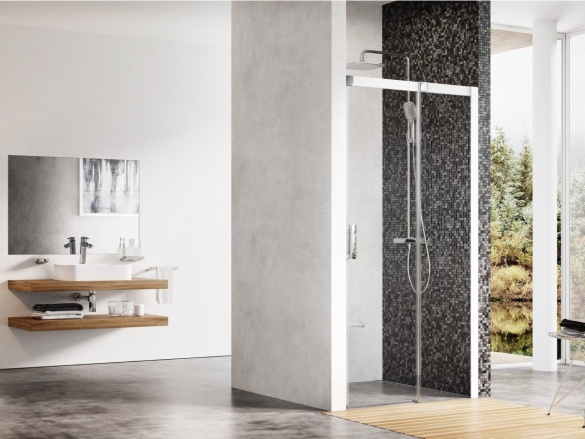 Ravak MSD2 120 P, satin+transparent