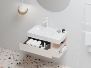 Ravak SD Lite 80 P skříňka pod umyvadlo Alabaster Pink