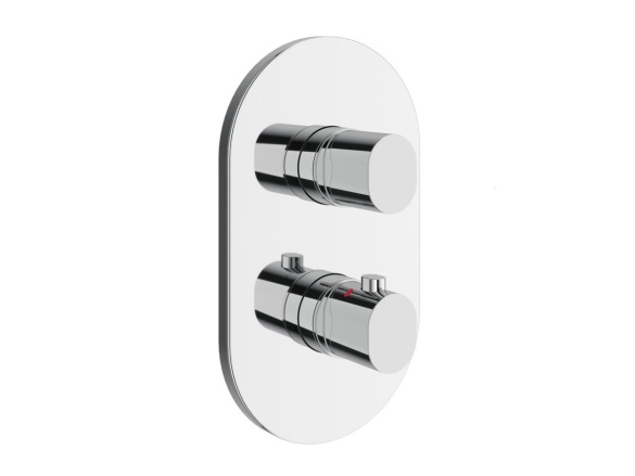 Ravak CR II 063.00CR.O2.RB071 Termostatická podomítková baterie 2-cestná bez tělesa, chrom