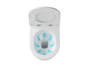 Ravak WC Uni Chrome Rim, závěsný, bílá