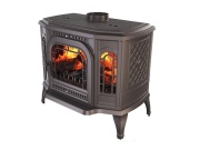 Kawmet Litinová krbová kamna P7 LB s varnými plotnami - 10,5 kW ECO + příslušenství