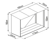 Dřevník G21 Dřevník WOH