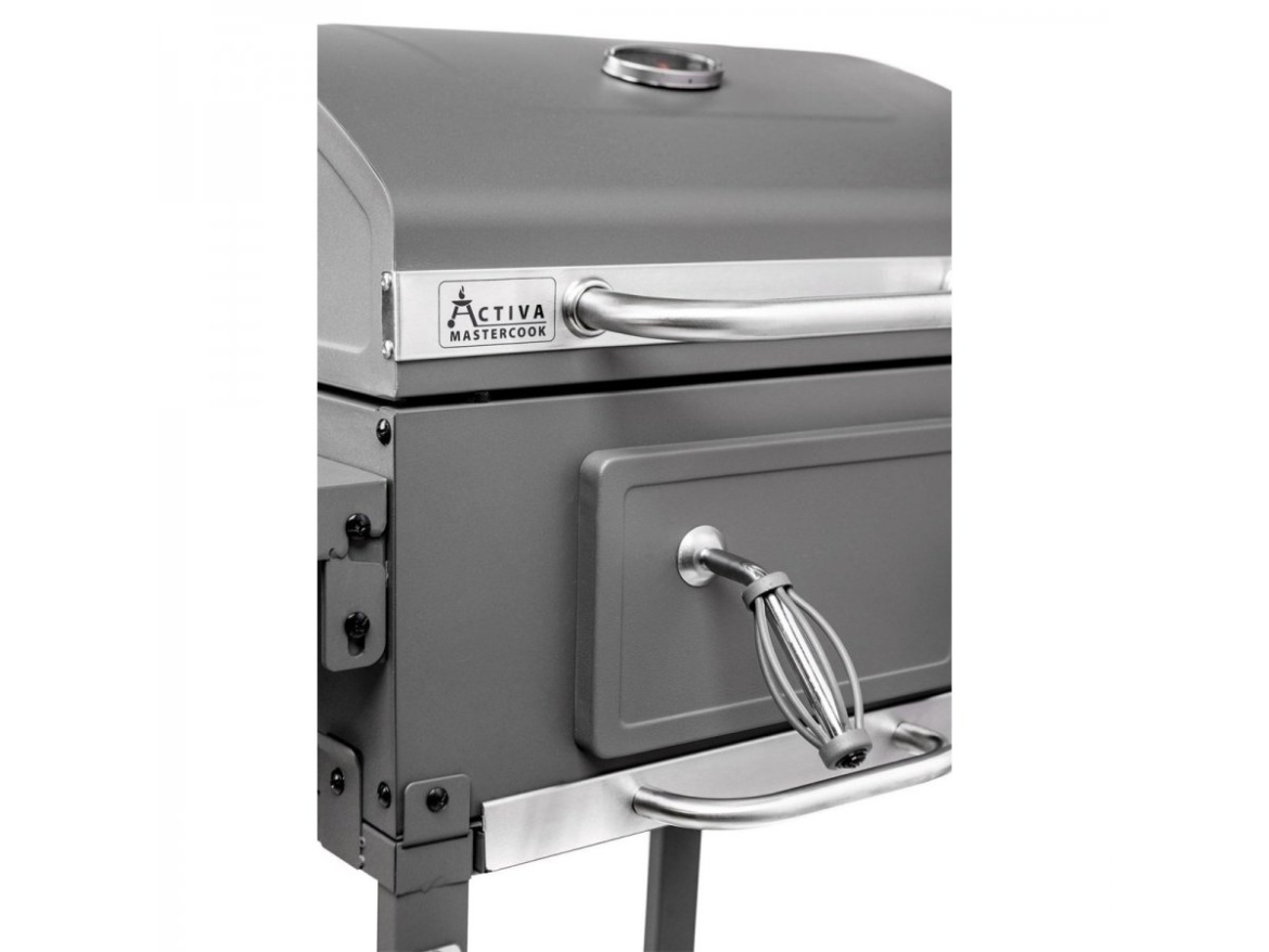 Faszén grill öntöttvas ráccsal Activa Angular smart