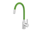 Novaservis Dřezová baterie Ferro, zelená-chrom, stojánková, 70710,0Z