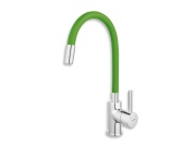 Novaservis Dřezová baterie Ferro, zelená-chrom, stojánková,  70710,0Z
