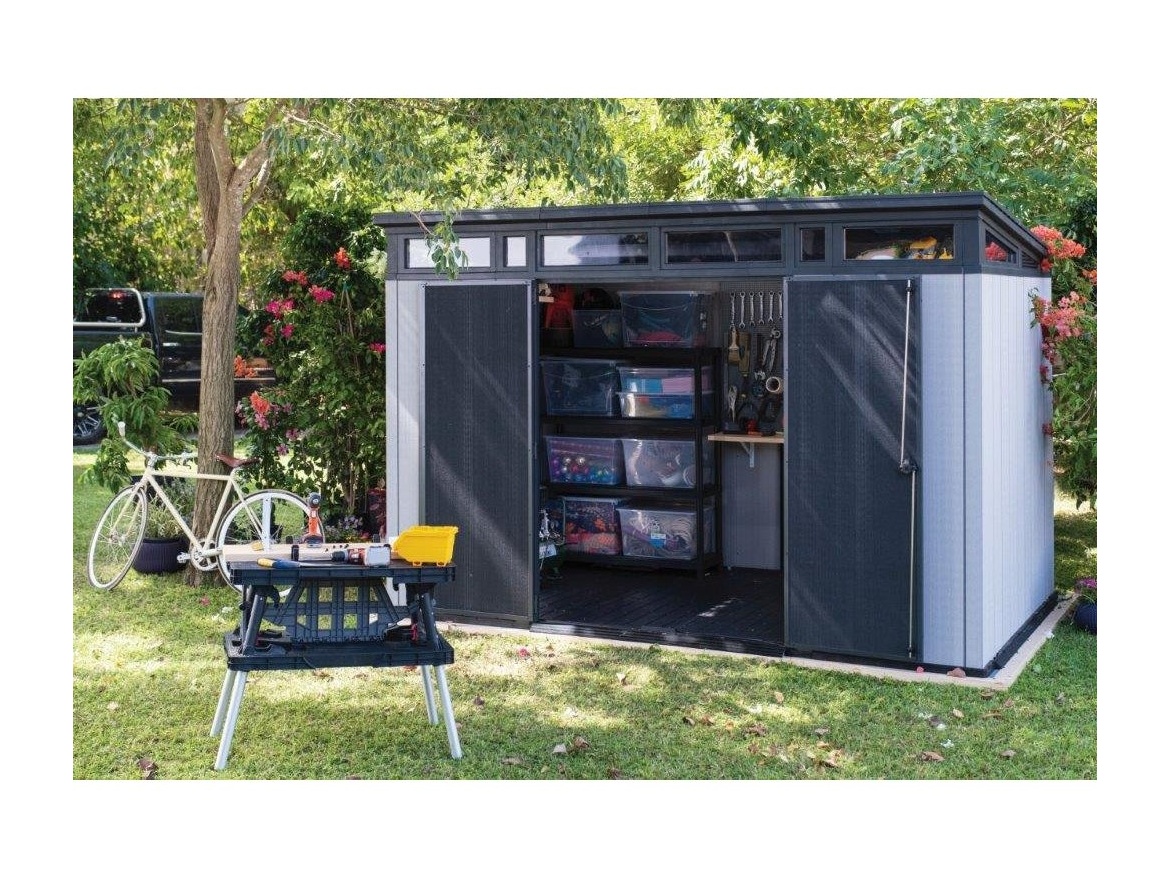 Keter Zahradní domek  Artisan 11x7 šedý/antracit, s podlahou