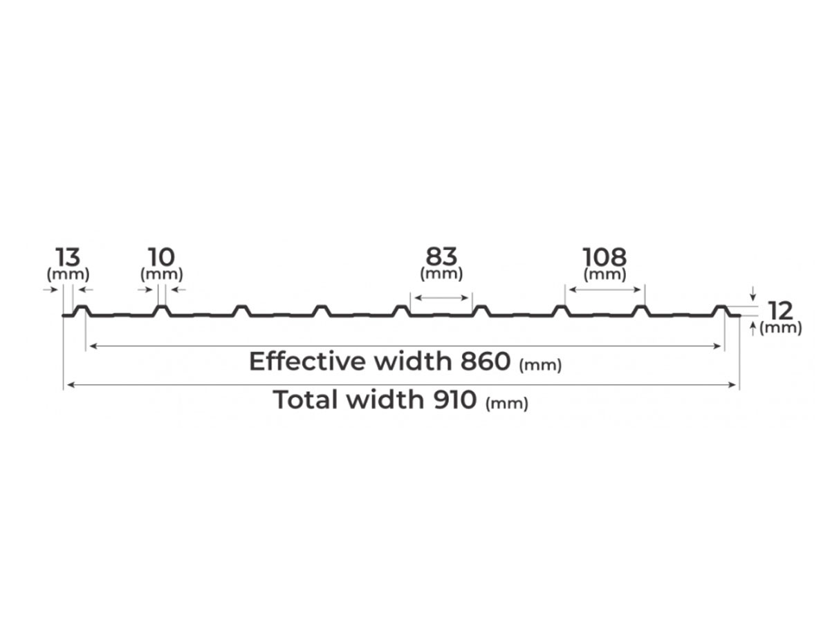 Trapézový plech Covernit T12