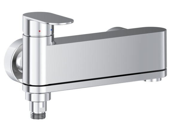 Ravak CR II 022.20BL Vanová nástěnná baterie bez sprchového setu, černá