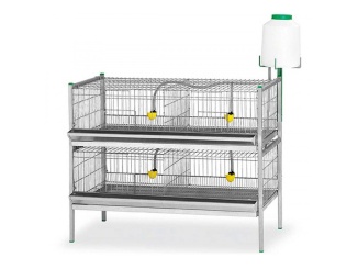 Drůběž –  Scobax Klec pro křepelky - 2 patrová