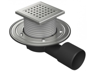 Technická sanita –  Chuděj PVBU 50/75 (univerzální) 125 x 125 mm, műanyag, Kapu, K3, Igen