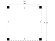 Tuindeco DIY Renesse 300