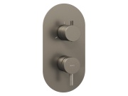 Ravak ES 068.20BLM.O3.RB07F Podomítková baterie 3-cestná bez tělesa, černá matná