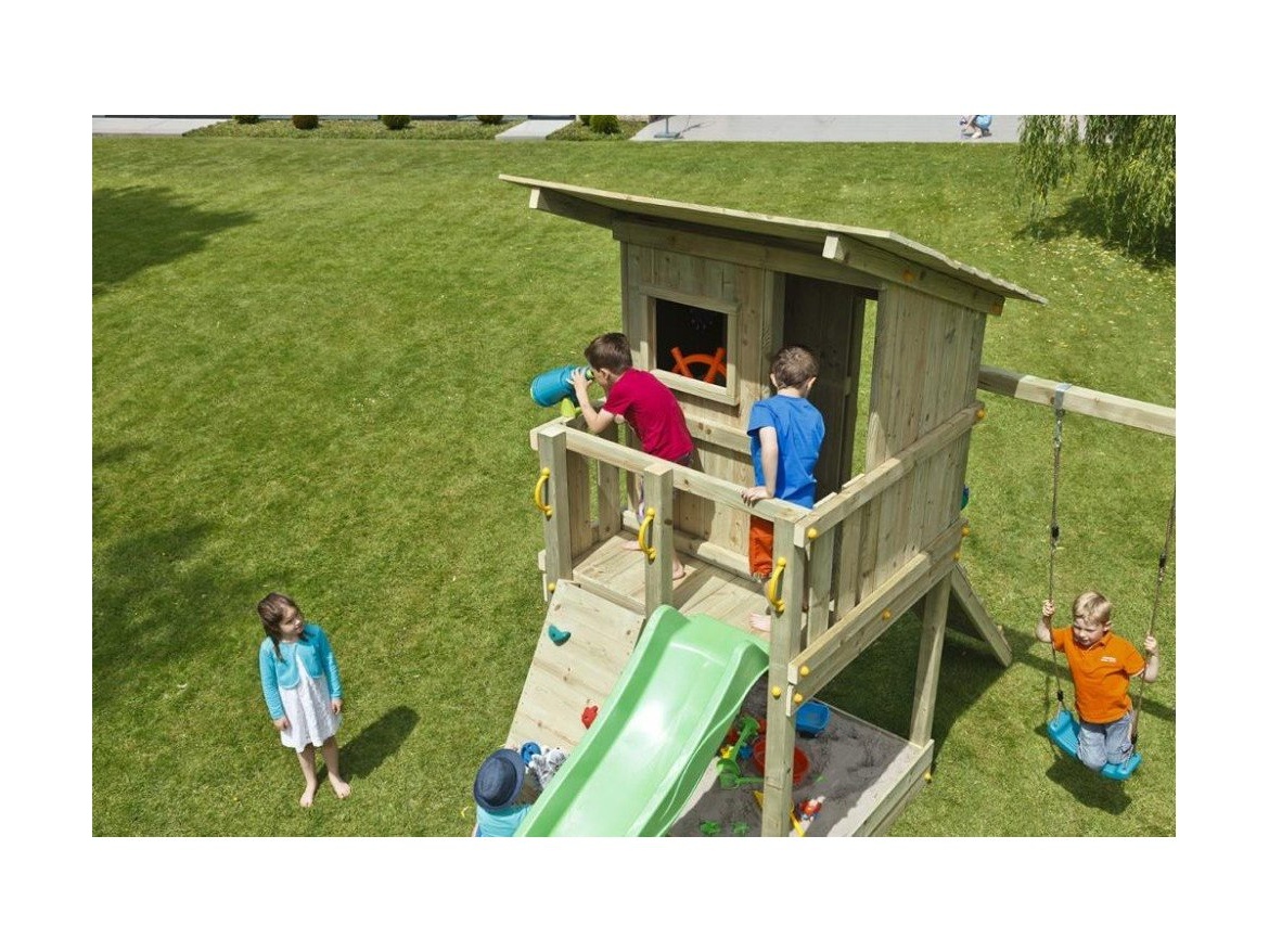 Dětské hřiště se skluzavkou Blue Rabbit Beach Hut