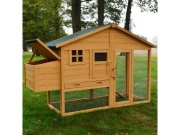 Kurník Scobax Dřevěný kurník BERLIN XXL, 1900x670x1170 mm