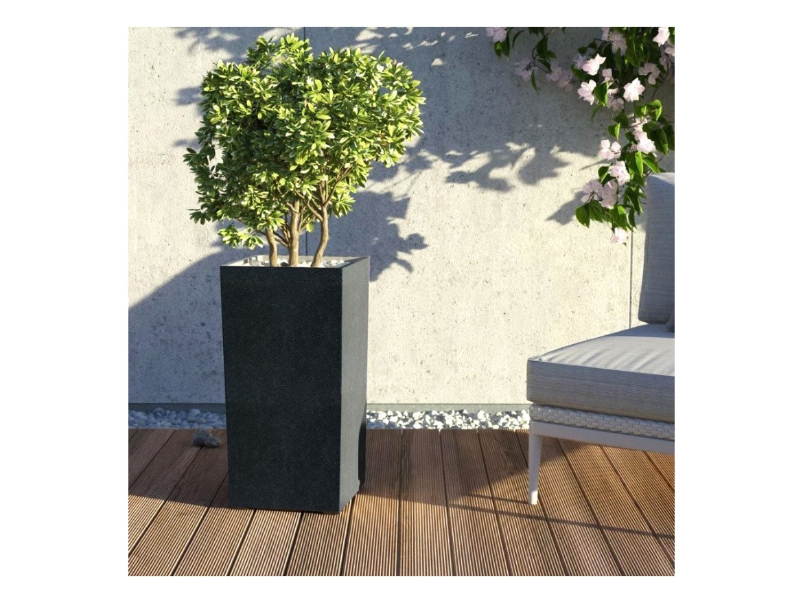 Granitové květináče Granisil granitový květináč KUBI vysoký 60 cm