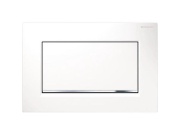 Geberit Deska ovládací GEBERIT SIGMA 30 bílá/chrom lesk Start/Stop, 115.893.KJ.1