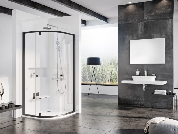 Ravak PSKK3 90x90, satin+transparent