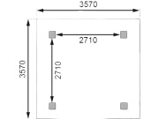 Záhradný altánok Karibu Valencia