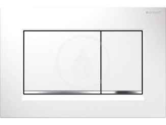 Geberit –  Geberit Deska ovládací GEBERIT SIGMA 30 bílá/chrom lesk, 115.883.KJ.1