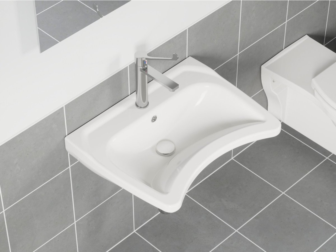 Ravak SF 014.00CR Umyvadlová stojánková baterie 230 mm, bez výpusti, chrom