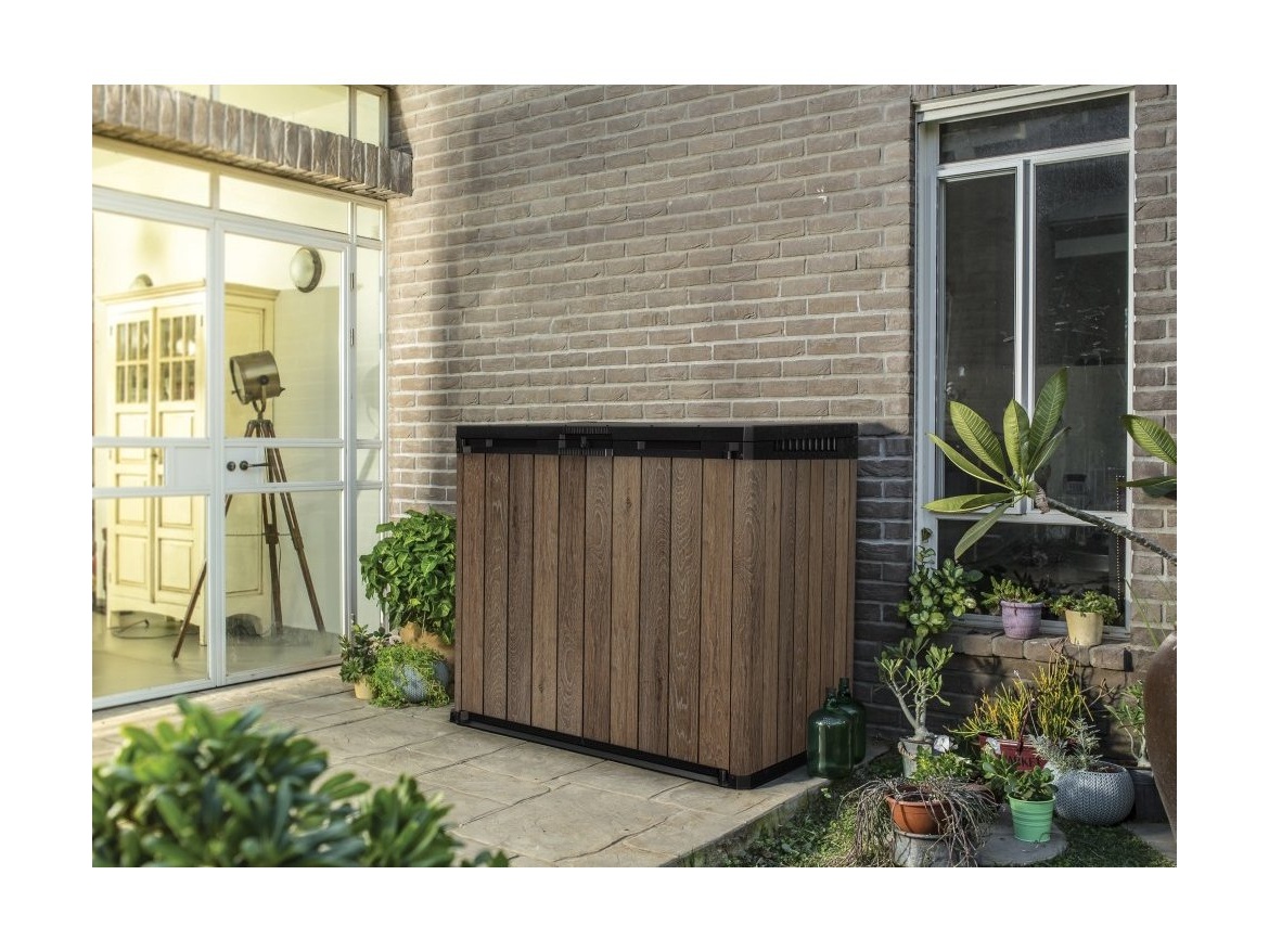 Keter Zahradní úložná skříň Keter DECO SIO DARWIN 1 150 L - walnut / ořech